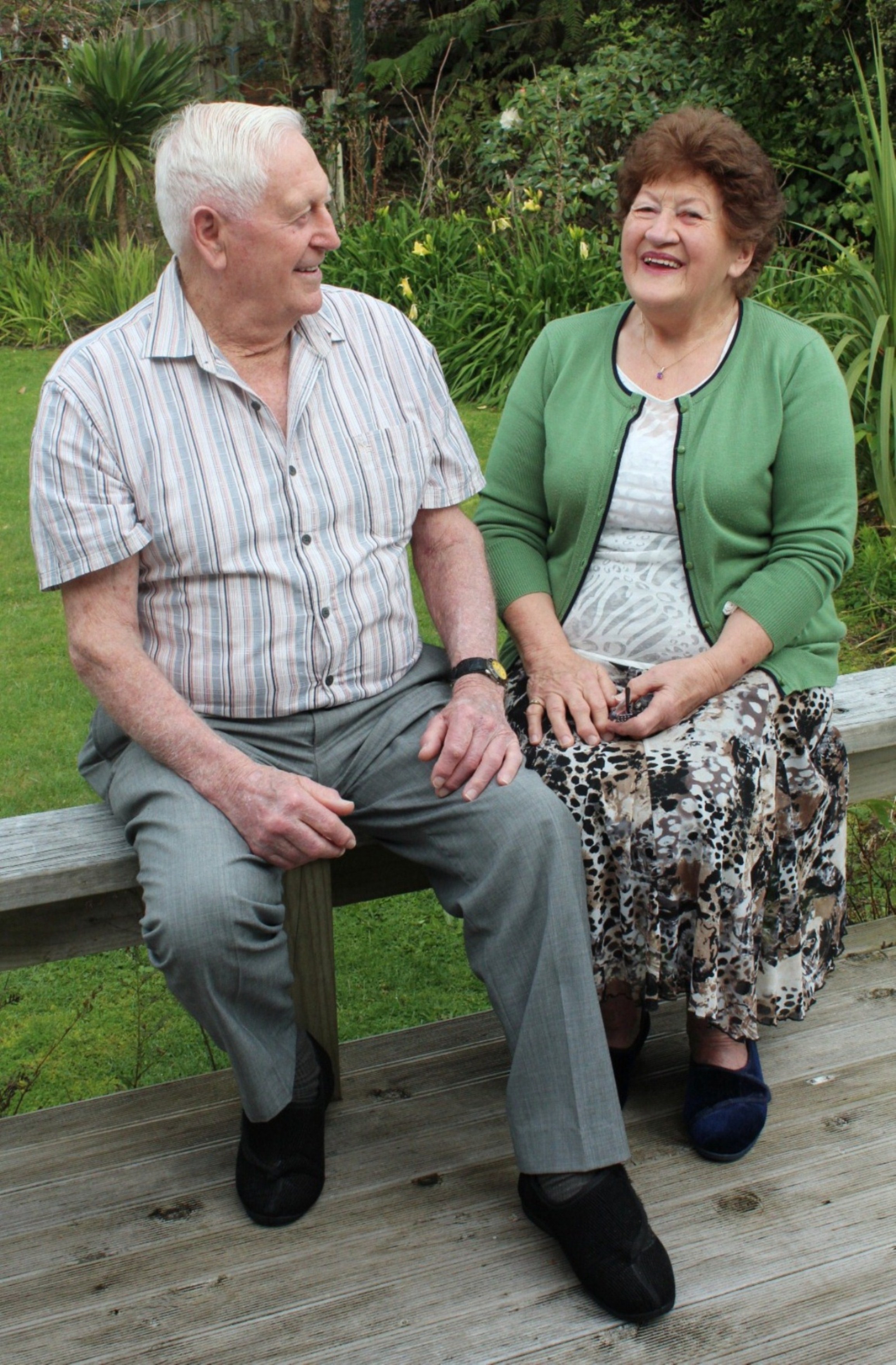 Love and respect: Rex and Fay Walker’s love for each other has spanned 60 years as they celebrated their wedding anniversary last week. Photo: Sharyn Smart 