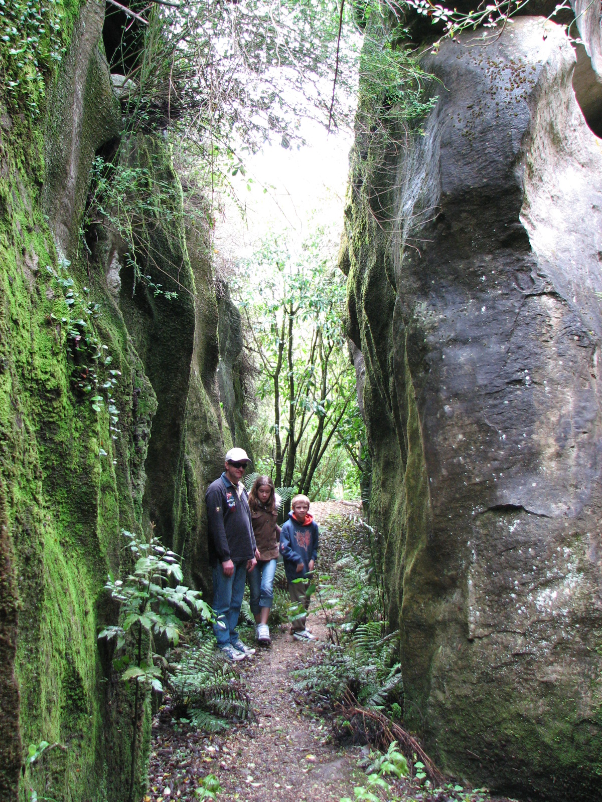 An amazing Labyrinth made of natural rock formations we discovered in Takaka.