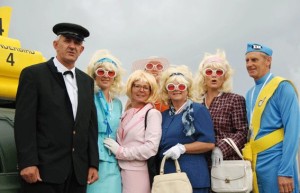 Thunderbirds are GO team with Suzy Cato (pink suit) – Photo by Jacqui Madelin