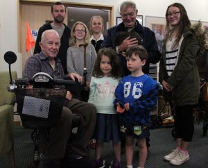 Owen Henry with some of his extended family.